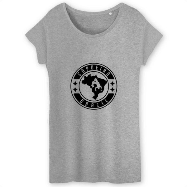 T-shirt Femme 100% Coton BIO - Capoeira Brazil