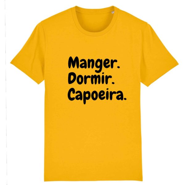 T-shirt Unisexe - Coton BIO - Manger Dormir Capoeira