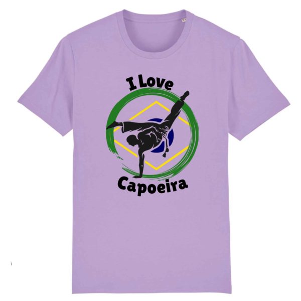 T-shirt Unisexe - Coton BIO - I Love Capoeira