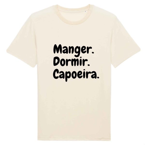 T-shirt Unisexe - Coton BIO - Manger Dormir Capoeira