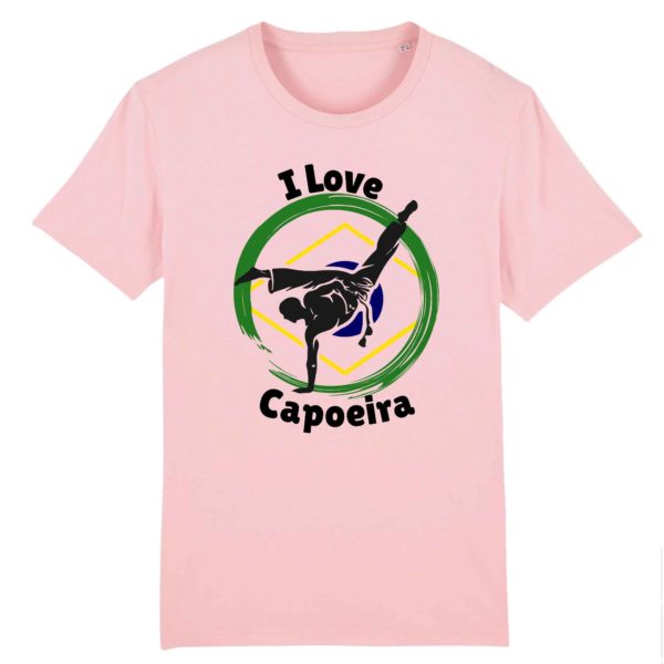 T-shirt Unisexe - Coton BIO - I Love Capoeira