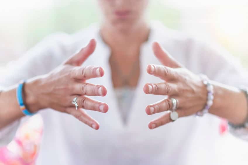 focus meditation hand gesture
